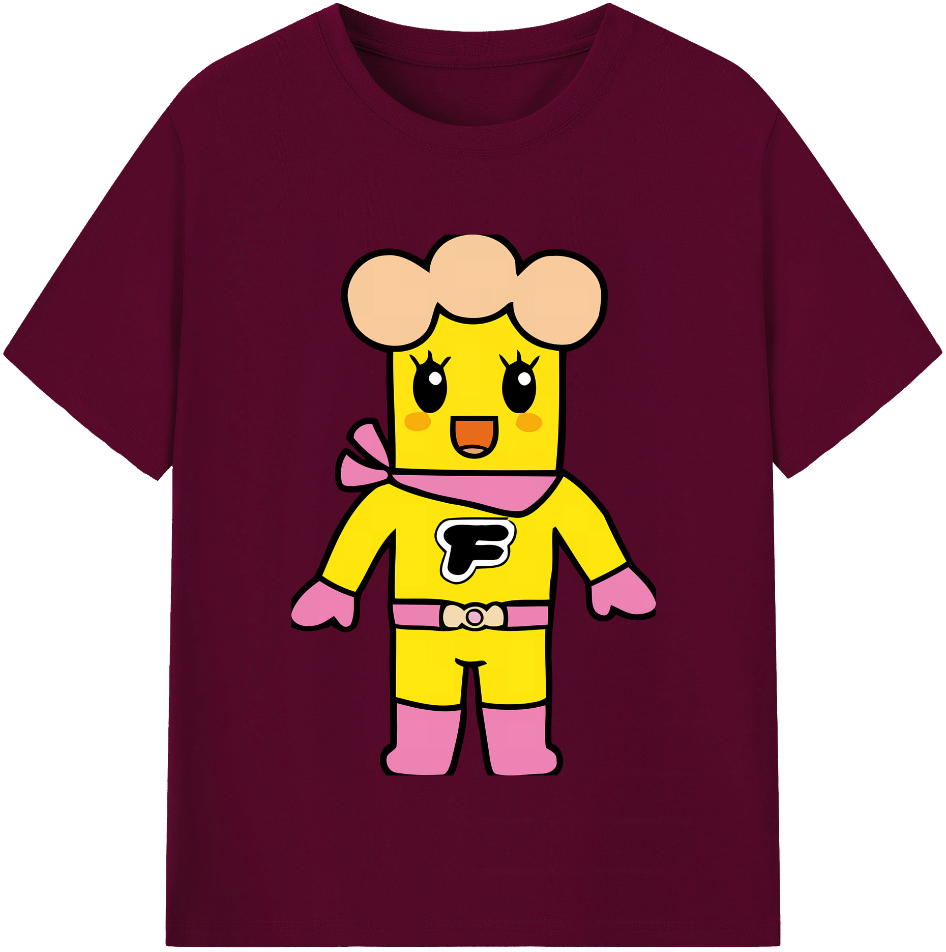（画像用） アンパンマン Anpanman レディースカジュアルプリントTシャツ（綿100％）